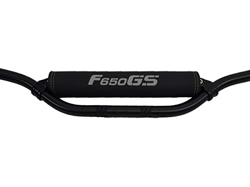 Coussin de barre transversale F650GS finition logo argent haute qualité