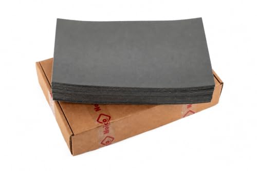 Noico Rouge 4 mm 1.7 m&egrave;tres carr&eacute;s Insonorisation Thermique pour Voiture, Isolation phonique, mat&eacute;riau &agrave; cellules ferm&eacute;es auto-adh&eacute;sif (mousse PE)
