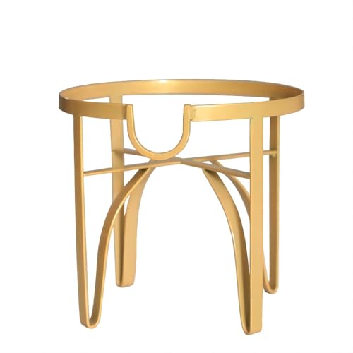 Dispensador de agua fría, soporte para dispensador de bebidas, soporte para cerveza, soporte para macetas, fiestas, cesta de bebidas para encimera interior, jugo, dorado (solo estante), 8 L