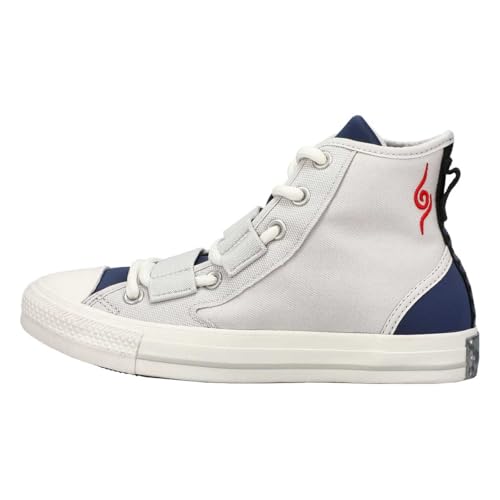 Converse Chuck Taylor All Star Kakashi Hi Top - Tenis para mujer, Gris/Azul marino, 4.5