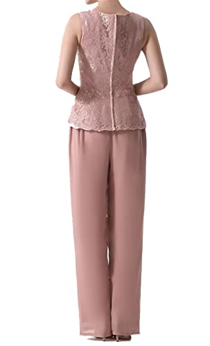 3 Pcs Mother Of Bride Dress Pant Suit Sleeve Formal Evening Dress Fuchsia 22W #TOP3