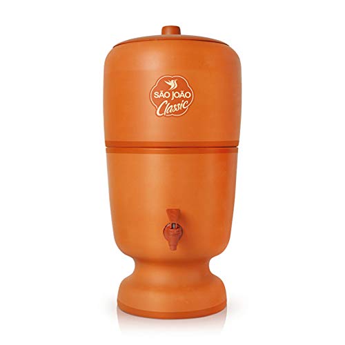 Cerâmica Stéfani The São João Original Terracotta 6 Liter Brazilian Clay Water Filter