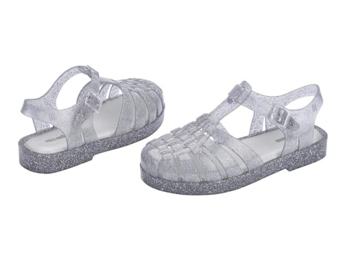Image of mini melissa Possession Jelly Fisherman Sandal for Toddler and Kids | Iconic Fisherman Jelly Sandal for Toddlers & Girls, Adjustable Buckle, Waterproof, Bubblegum Scent, Play & Dress Shoes