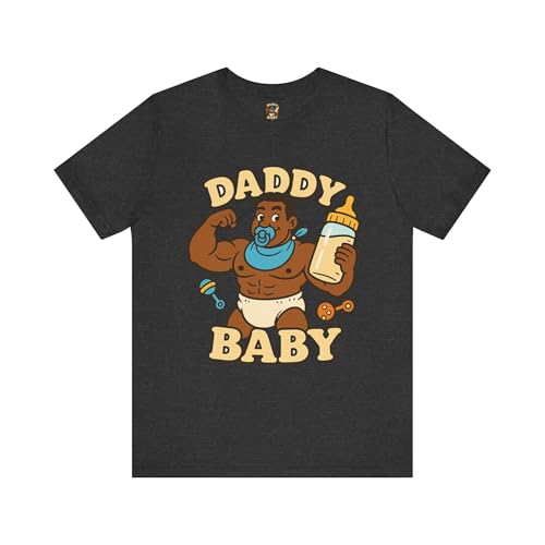 Muscle Daddy Baby Tee, Funny Dad Shirt, Daddy's Little Helper Tee, Unisex Humor T-Shirt