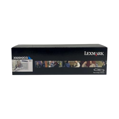 Toner cyan Lexmark X925H2CG d'origine à haute capacité de 7500 pages pour Lexmark X 925 DE