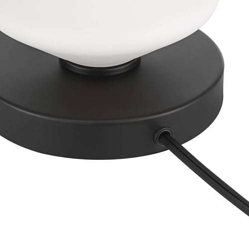 Lámparas de mesa Lucy modernas 26.5" set x2 blanco y negro miniatura 7