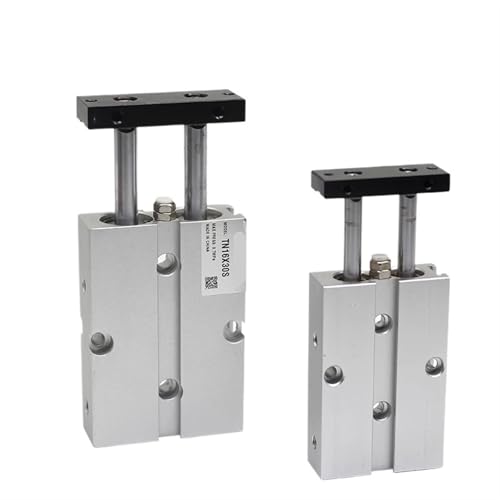 Cylindre pneumatique double tige TN40x125S pour guidage anti-rotation