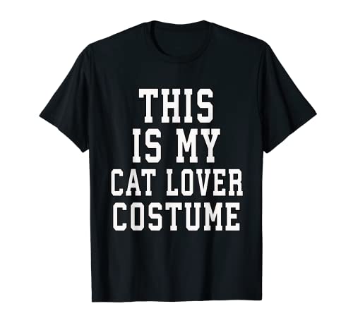 Esta es mi gato amante disfraz camiseta de Halloween Camiseta