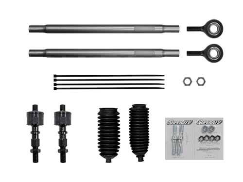 SuperATV Heavy Duty Tie Rod Kit for Polaris RZR XP Turbo S / 4 (2...