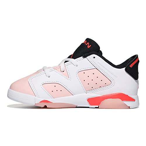 Jordan Baby Girl's 6 Retro Low (Infant/Toddler) White/Atmosphere/Infrared 23/Black 5 Toddler M2
