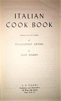 Italian Cook Book. Fourth Edition