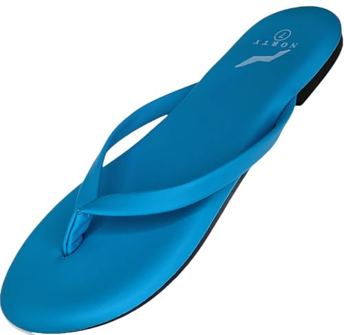 Image of NORTY Women's Memory Foam Flip Flops, Slides & Sandals, Runs 1 Size Small