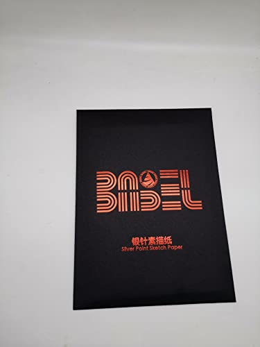 Papel para bocetos de punta plateada contra roturas hecho a mano texturizado de 350g 6