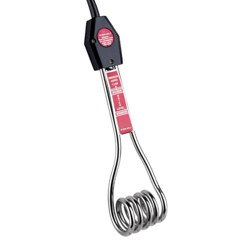 Bajaj Immersion 1500 Watts Water Heater Rod | Nickel Plated Heating| ISI Certified | 2 Years...