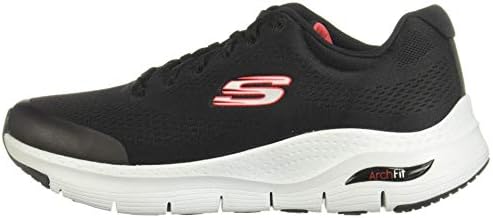 Skechers Men's Arch Fit Walking Shoe - Wide Width Black/RED 10 W Review | Image 6