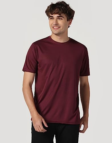 Image of INKKR Men's Short Sleeve Round Neck Dry Fit Multicolor T-Shirt Combo