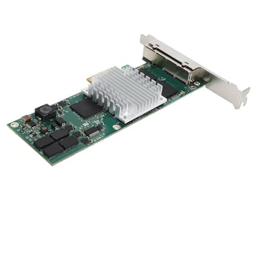 Adaptateur Réseau Gigabit 4 Ports avec Indicateur LED pour Serveur PCIE X4