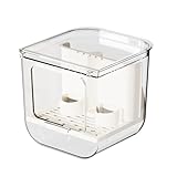 Distributeur d'alimentation pour oiseaux transparent pour cacatoès - Distributeur de nourriture pour pinsons - Longue durée de vie