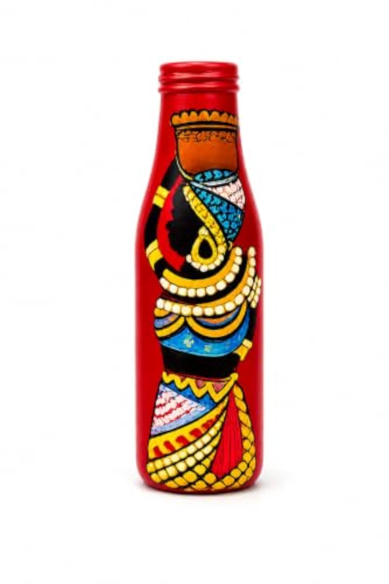 Handmade Decorative Glass Bottle for Home Decor