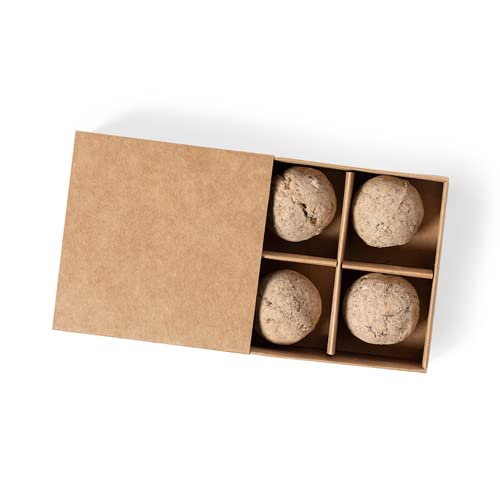 DISOK - Lote de 10 Kits Kit huerto con 4 bolas semillas diferentes. Detalles de semillas de flores para bodas, bautizos y comuniones.