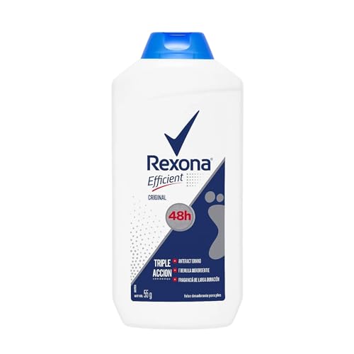 Rexona Efficient Foot Talcum Powder 55g Yahve - Refreshing Scent & Moisture - Absorbing Formula for Daily Foot Care