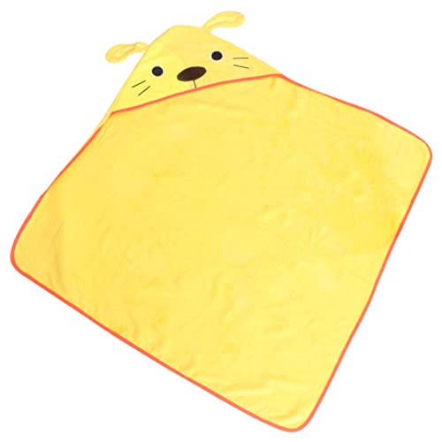 Ciieeo Hooded Animal Bath Towel for Boys and Girls Cute Cartoon Bathrobe in Random Colors Soft Absorbent Fabric for Infants and Toddlers for Bath Time