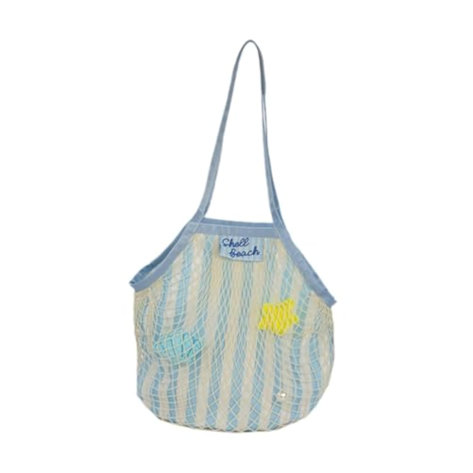 Casual Mesh Beach Tote Bag for Women, Vacation Essentials