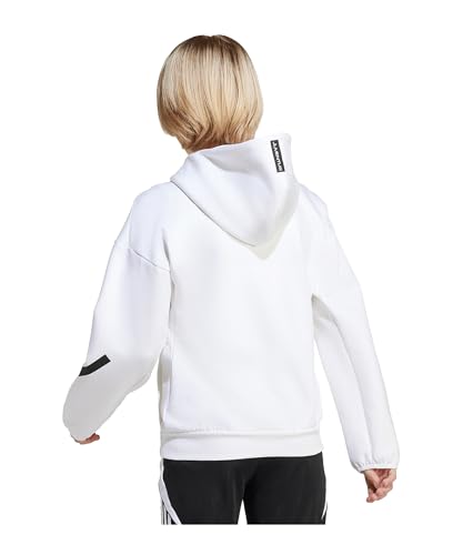 Chaqueta Juventus adidas niños sudadera fútbol blanca infantil Anthem 2