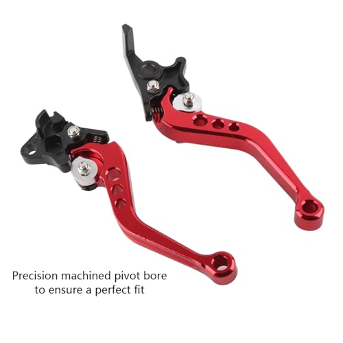 Qiilu Leva Frizione 81 Adatto per Adatto per Cm400t Leva Freno HM 50 Leva Frizione HM 50 Leva Frizione Freno Frizione Set Coppia Leve Freno A Tamburo Frizione Moto Maniglia in Alluminio