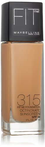 Maybelline Fit Me Dewy + Smooth Foundation, Soft Honey, 1 fl. oz. (Packaging May Vary)
