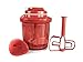 Tupperware, Extra-Chef, Tritatutto, 1,35 l, Colore Rosso, D200