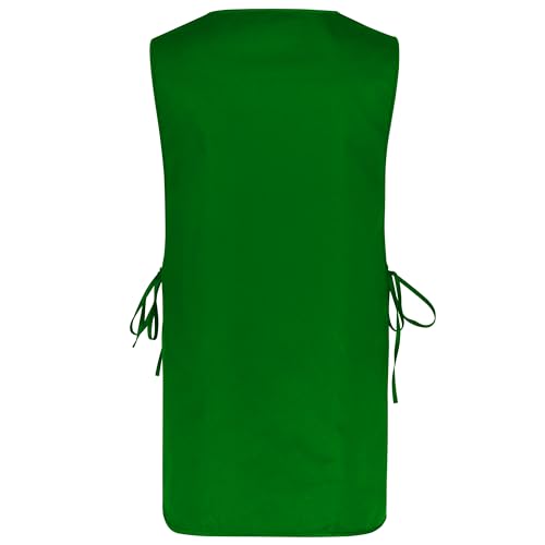 PALLTEX Ampato Unisex Cooking Apron, One Size, Dark Green, 65% Polyester, 35% Cotton - Image 2