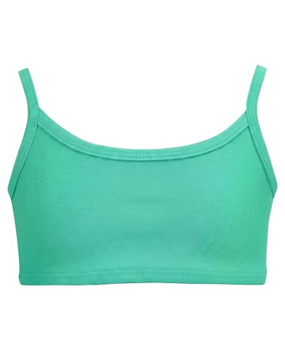 Image of City Threads Girls Bikini Top Only UPF 50+, Bathing Suit Top for Girls, Made in the USA
