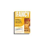 Fancy Sprinkles Pop The Bubbly Edible Glitter Packets Portable & On-The-Go for Sparkling Drinks, Champagne, Cocktails, Wine, Beer, & more. (1 Pack)