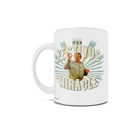 Trend Setters Seinfeld – It’s a Festivus Miracle – One 11 oz Ceramic Coffee Mug – Officially Licensed Merchandise - Perfect for Gifting or Collecting Cover