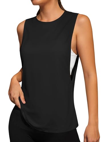 Amazon.com: Remidoo Sleeveless Workout Tops for Women Open Side