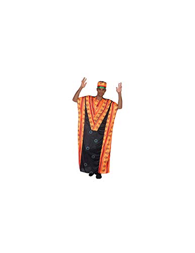 DISBACANAL Disfraz Africano para Hombre - -, M-L