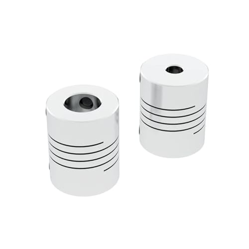 Evita Z-wobble con el acoplamiento flexible 5mm a 6mm D15L20 de aluminio para motor paso a paso 3
