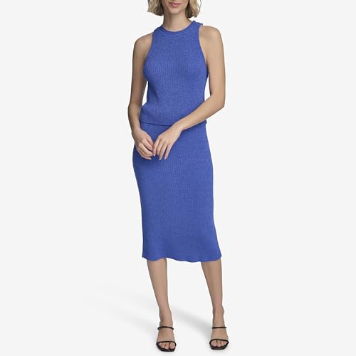 Image of Calvin Klein Women's Sleeveless Ribbed Sweater