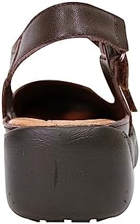Peerage Kylie (LC9018) Women's Wide Width Comfort Leather Slingback Shoes Brown 10 | Image 3