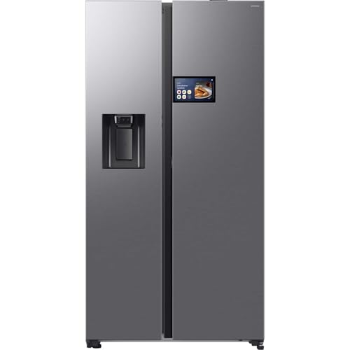 Image of Samsung Series 9 AI Home American Fridge Freezer - Silver - E Rated