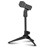 Depusheng Foldable Desktop Mic Stand Adjustable Angle Foldable Table Tops Microphone Mount Holder...