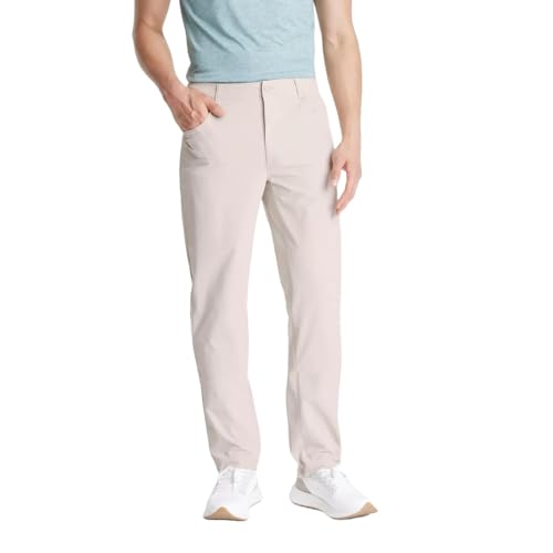 All in Motion Men's 360 Lifestyle 5-Pocket Golf Pant - (US, Waist Inseam, 32, 30, Light Gray)