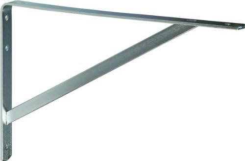 IB-Style Heavy-Duty Shelf Angle Bracket 400 mm Galvanised 10 Pcs.