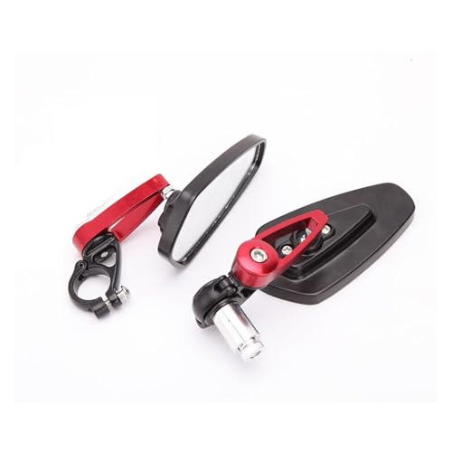 Espejos Retrovisores De Motocicleta CNC De 7/8 'y 22mm, Espejo Retrovisor Universal De Cristal Azul para Manillar De Patinete, Accesorios para Espejo Espejos retrovisores