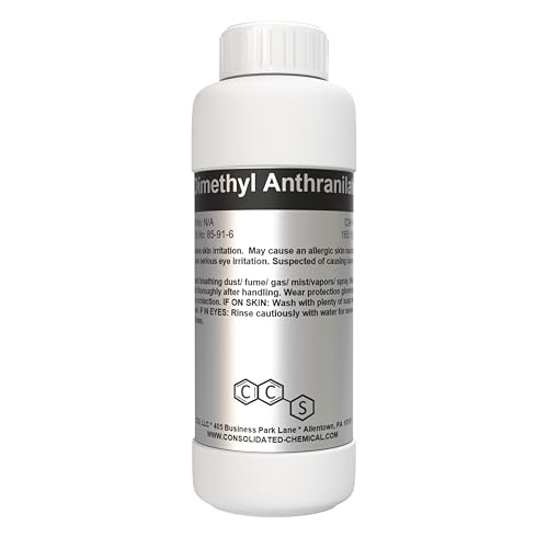Dimethyl Anthranilate (DMA) - | Premium High Purity Food-Grade Flavoring Fragrance and Bird Repellent Agent | (100mL (3.3 Fl Oz))