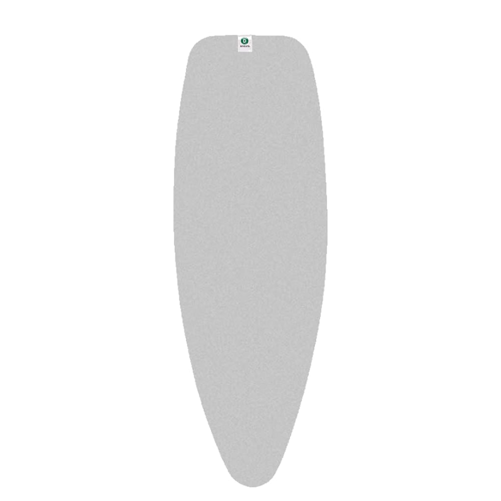 Brabantia Metallised 2Mm Built-In-Foam Ironing Board Cover (D Board/Metallised) Heat-Resistant, Non-Slip, Cord Fastener