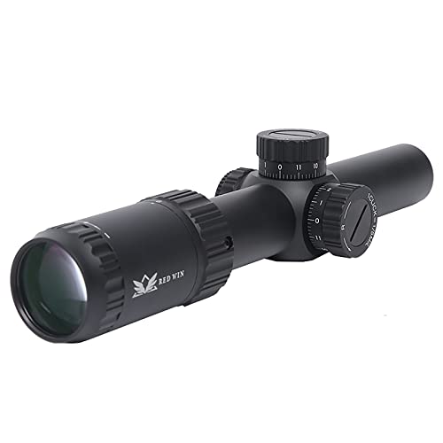 Red Win Torero CQB HD 1-6x24 Rifle Scope, Red Green Illuminated Air Rifle Scopes for Hunting Scope