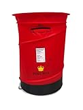 Tapa totalmente extraíble. Cesta de almacenamiento para lavandería/juguetes con forma de buzón de correo británico