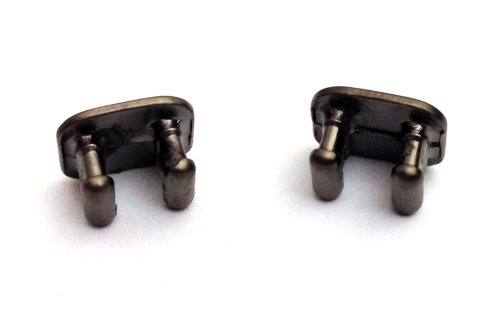 2pcs Metal Clasps Compatible with Fitbit Flex Band Wireless Activity Bracelet Sport Wristband Fit Bit Flex Bracelet Sport Band Wristband Armband Replacement Clasp to Connect Your Flex Tracker Band